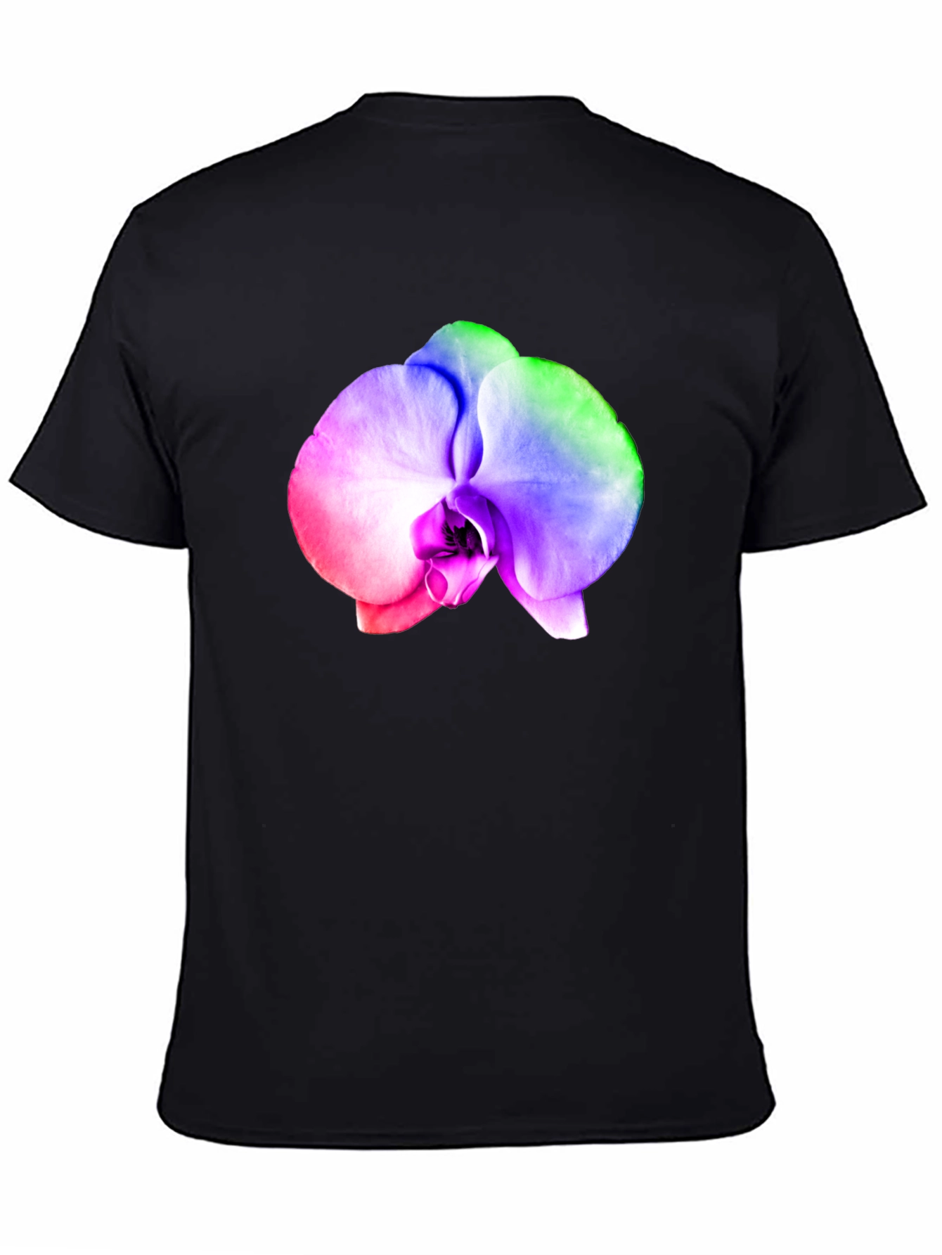 Rainbow Orchid Graphic T-Shirt