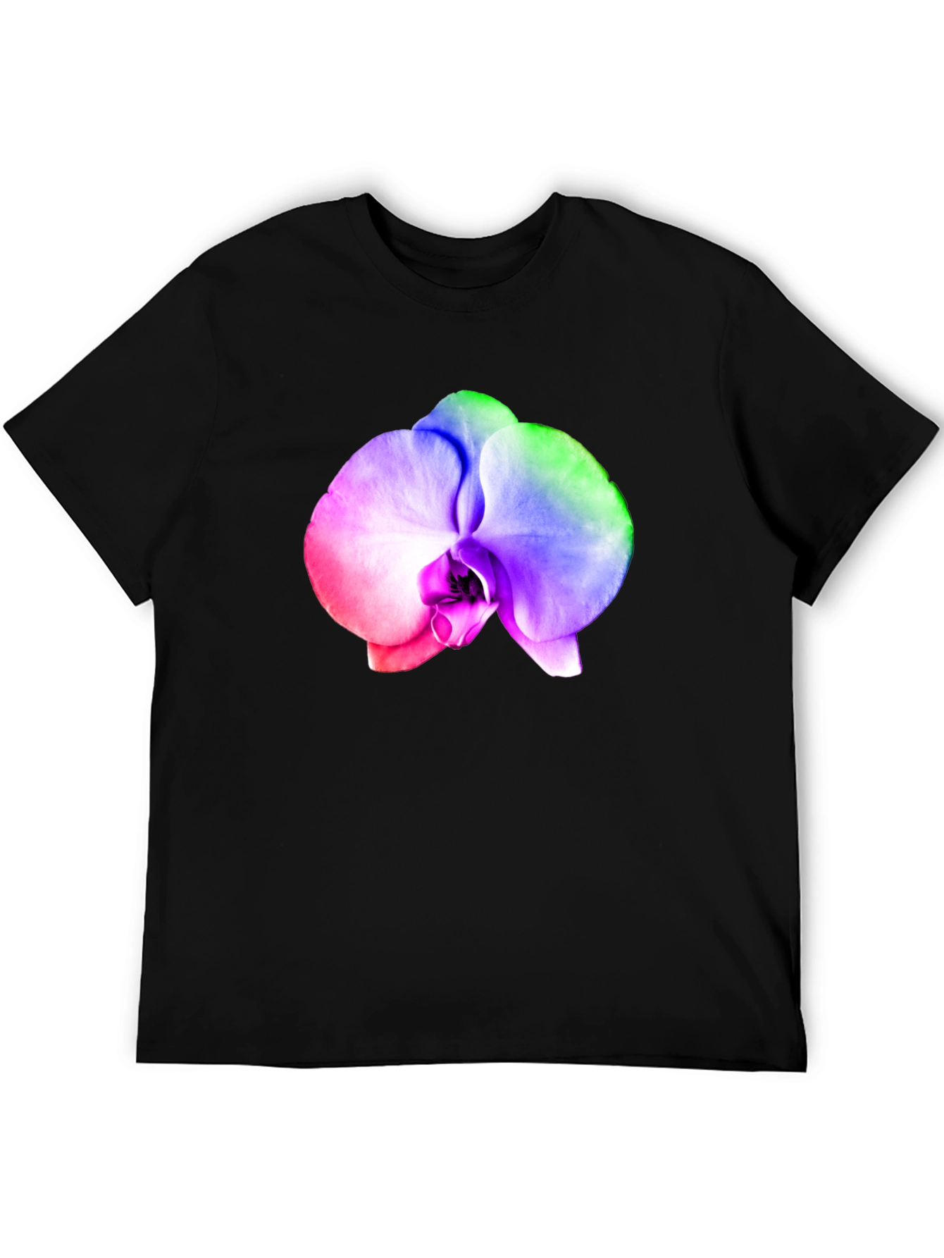 Rainbow Orchid Graphic T-Shirt