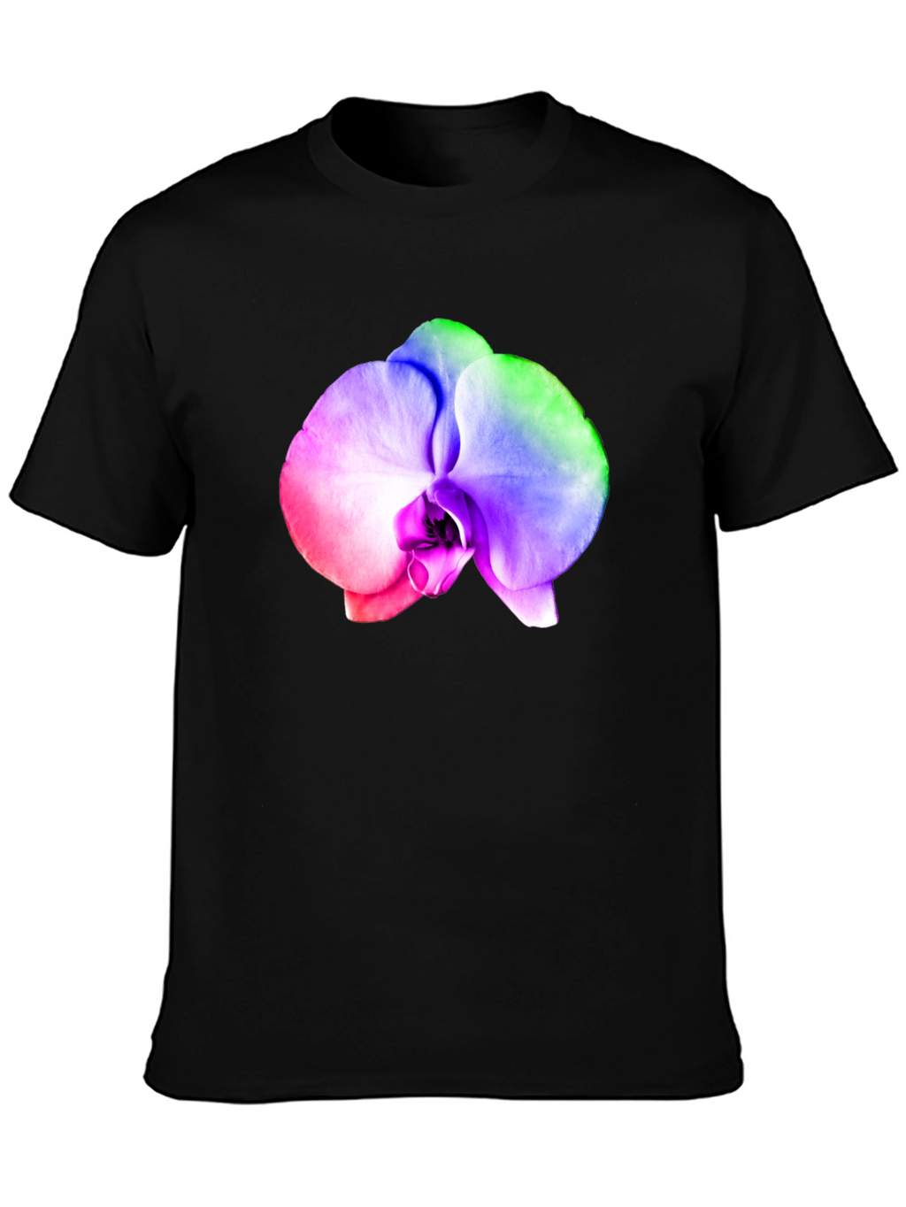 Rainbow Orchid Graphic T-Shirt