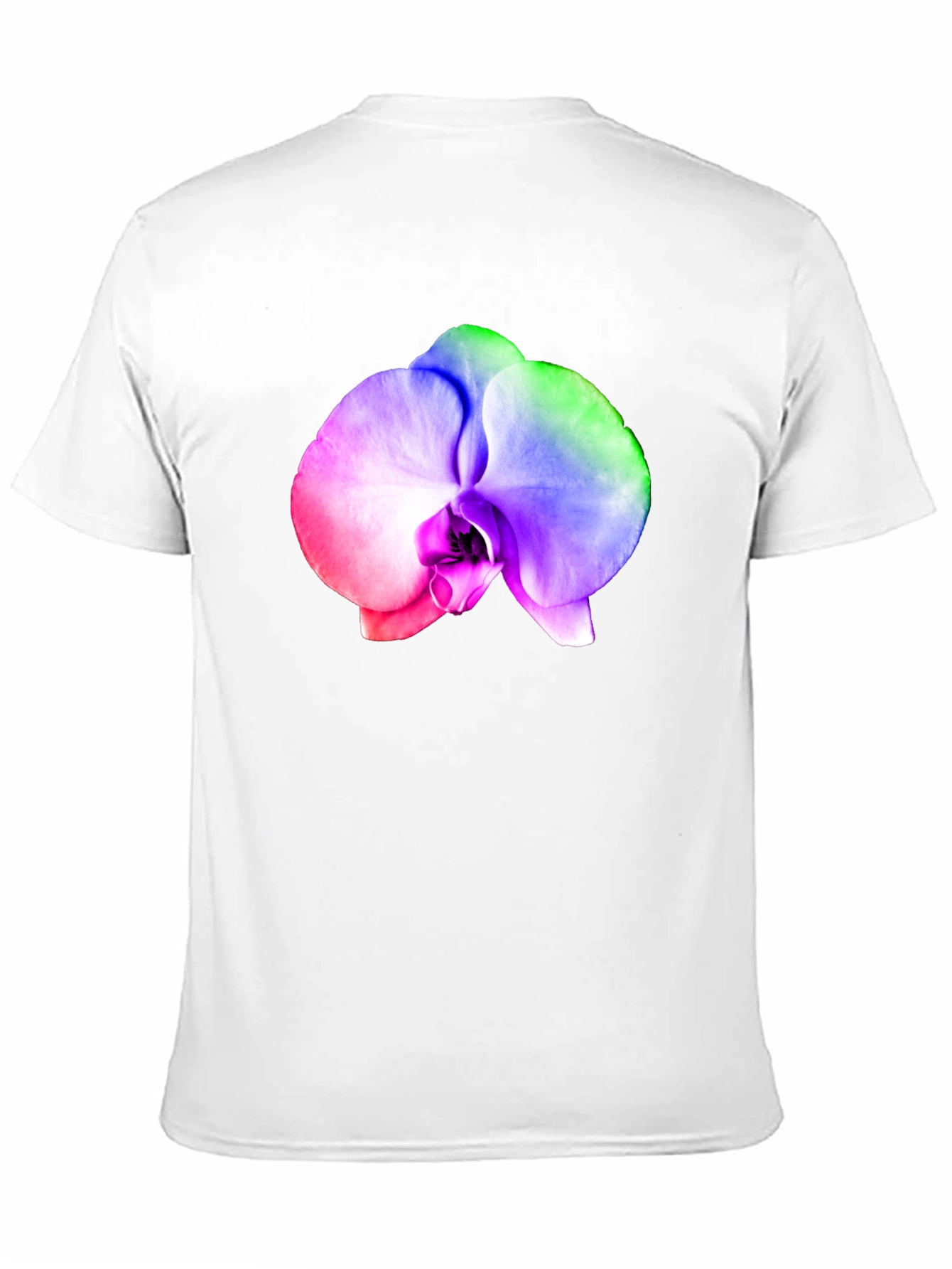 Rainbow Orchid Graphic T-Shirt