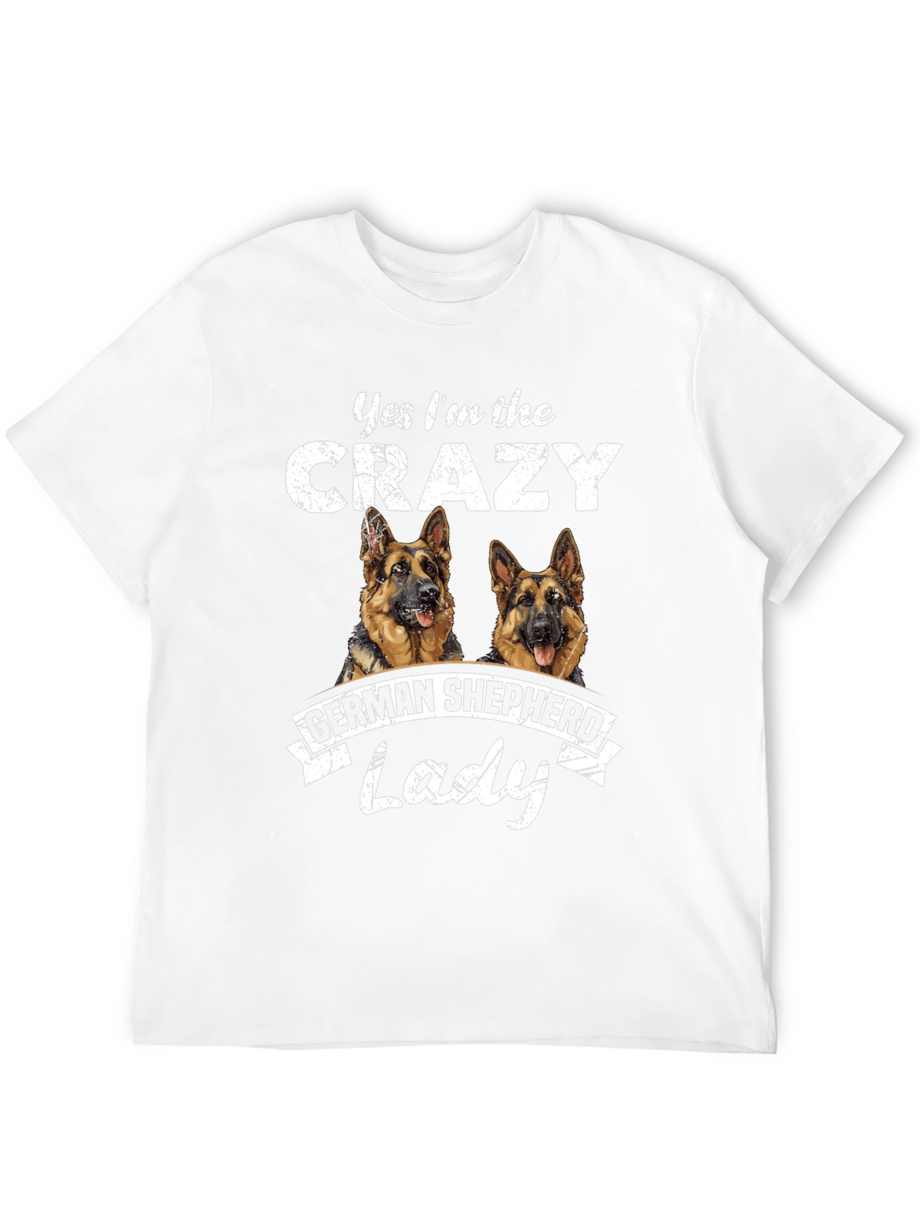 Crazy German Shepherd Lady T-Shirt