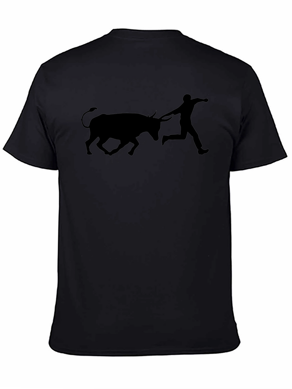 Bull Running T-Shirt - Funny Graphic Tee