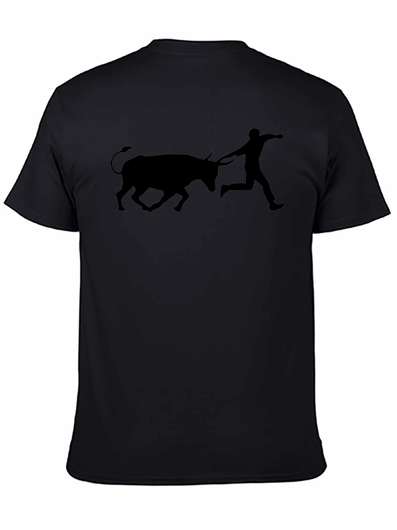 Bull Running T-Shirt - Funny Graphic Tee