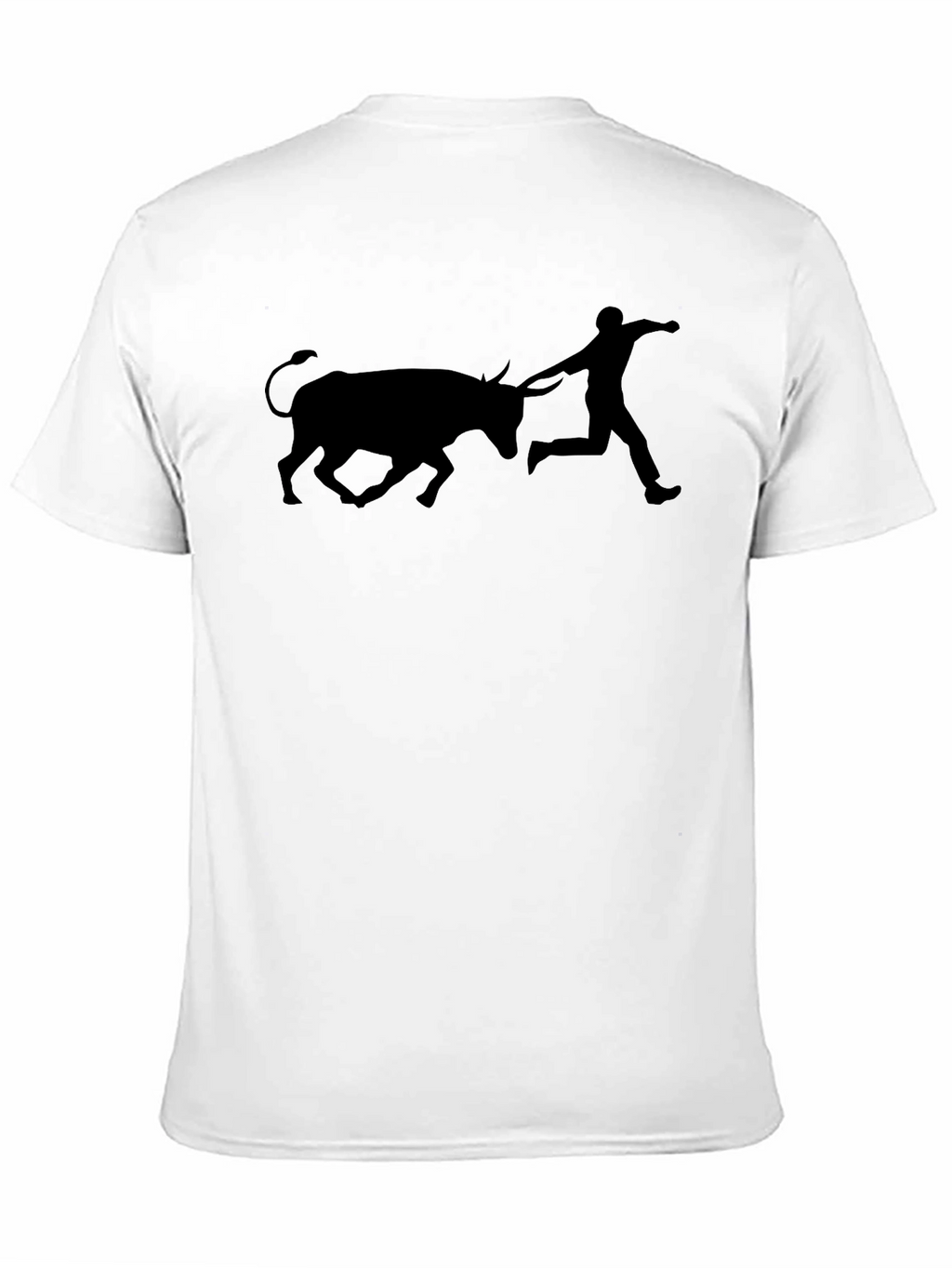 Bull Running T-Shirt - Funny Graphic Tee
