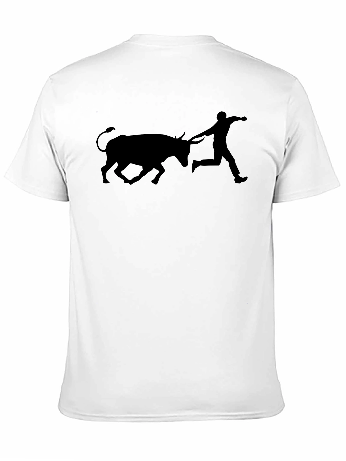 Bull Running T-Shirt - Funny Graphic Tee
