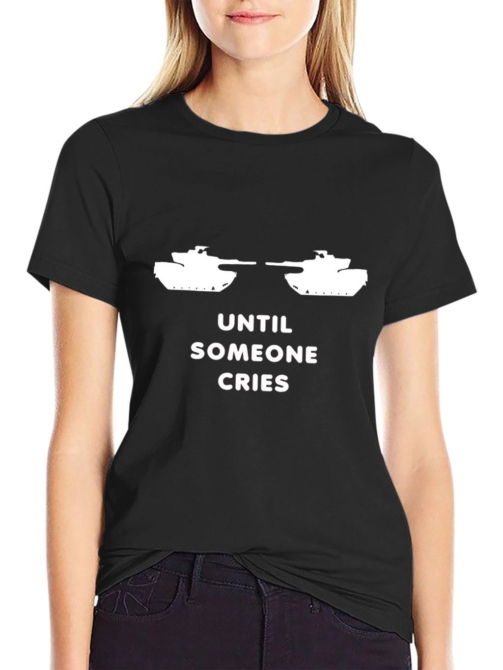 Until Someone Cries Tank Graphic T-Shirt