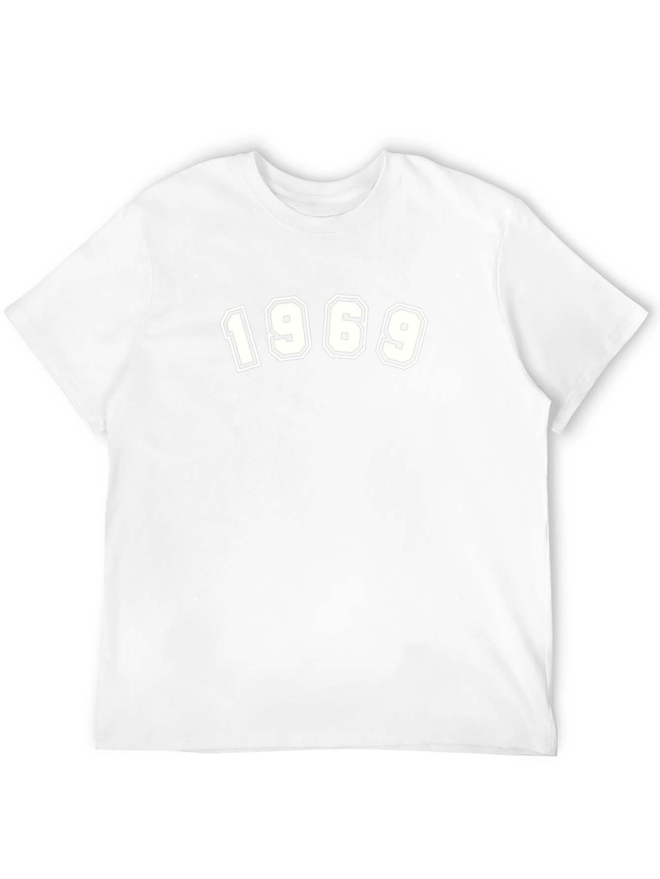 1969 Retro Graphic T-Shirt - Black Crew Neck Tee