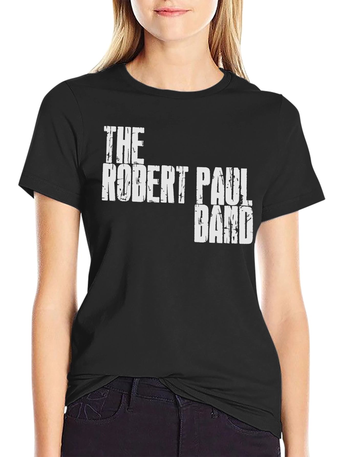 The Robert Paul Band Distressed Graphic T-Shirt