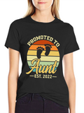 Promoted to Aunt EST. 2022 T-Shirt