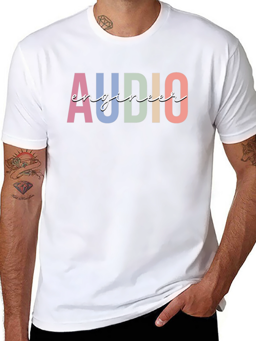 Audio Engineer T-Shirt - Graphic Tee - Music Production
