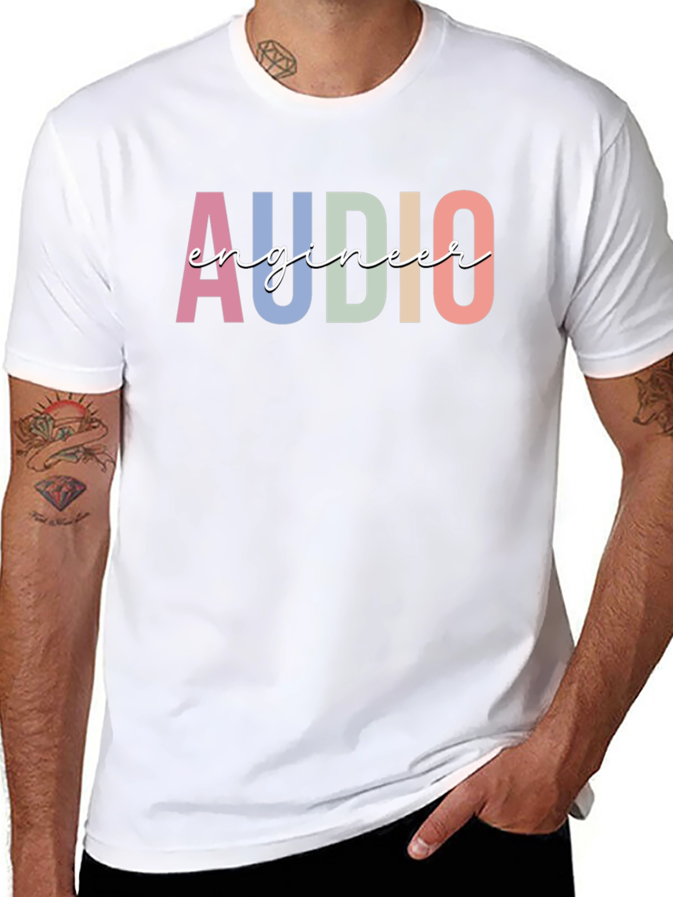 Audio Engineer T-Shirt - Graphic Tee - Music Production
