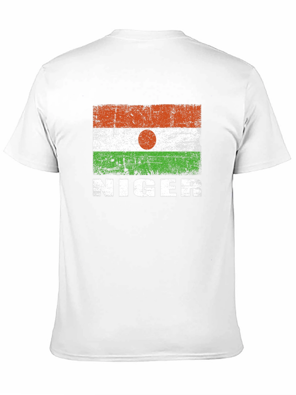 Niger Flag T-Shirt - Distressed Design
