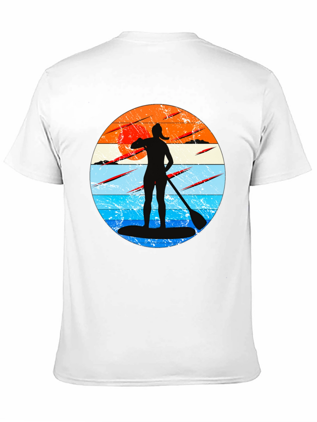 Paddleboarder Sunset Graphic Tee