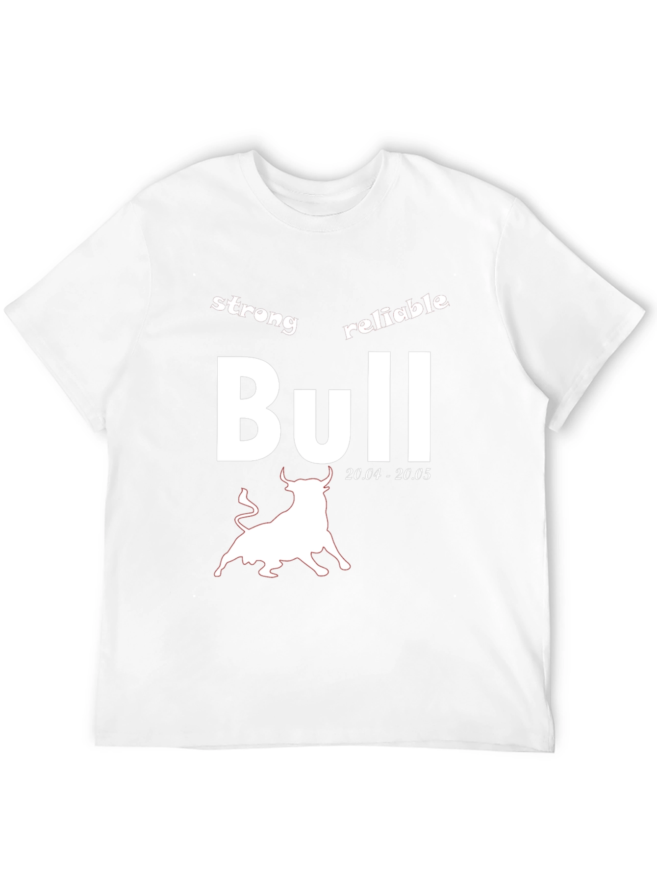 Strong Reliable Bull Zodiac Black T-Shirt