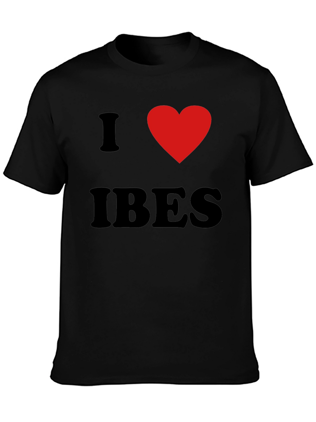 I Heart IBES Black Graphic T-Shirt