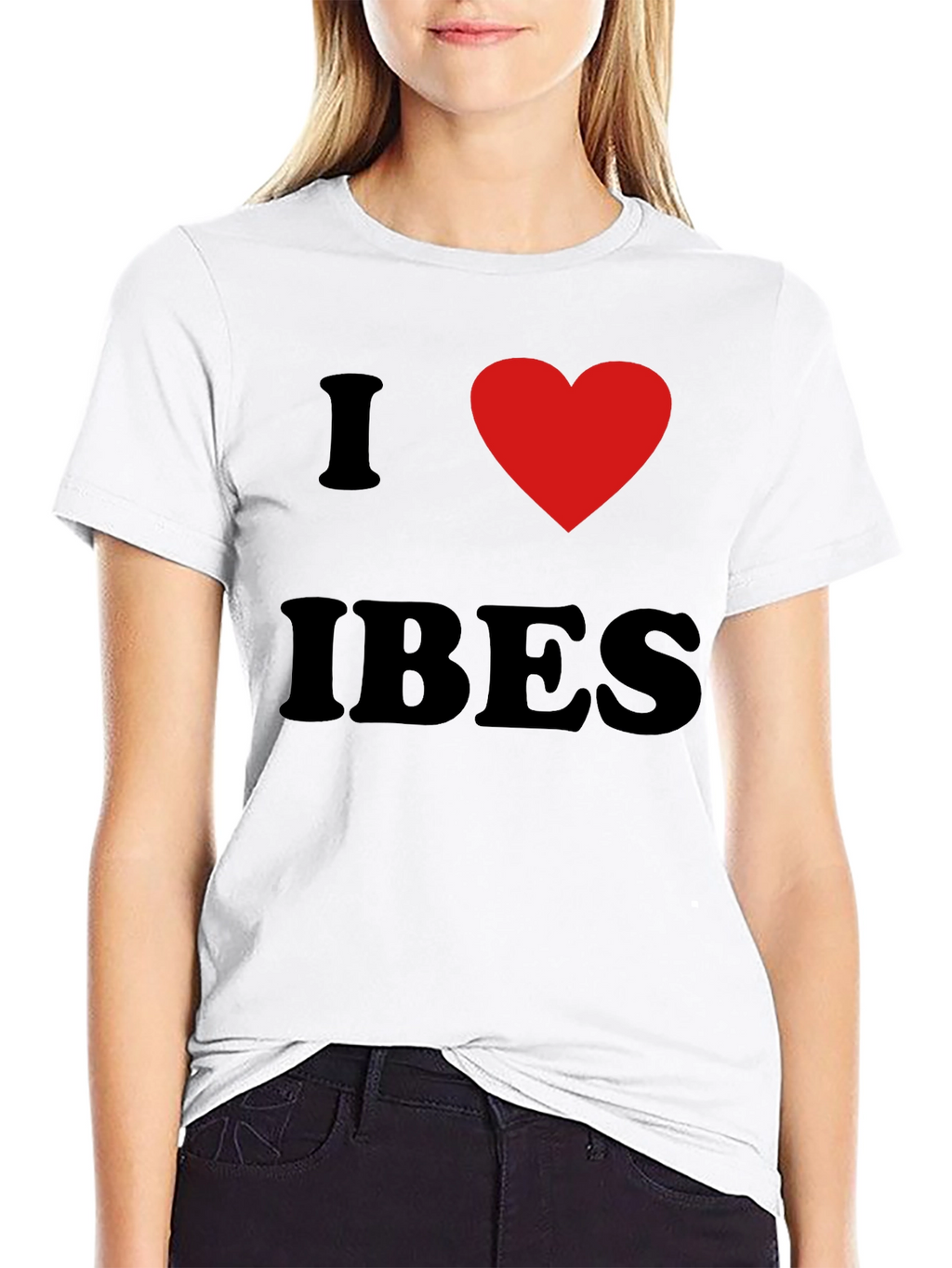 I Heart IBES Black Graphic T-Shirt