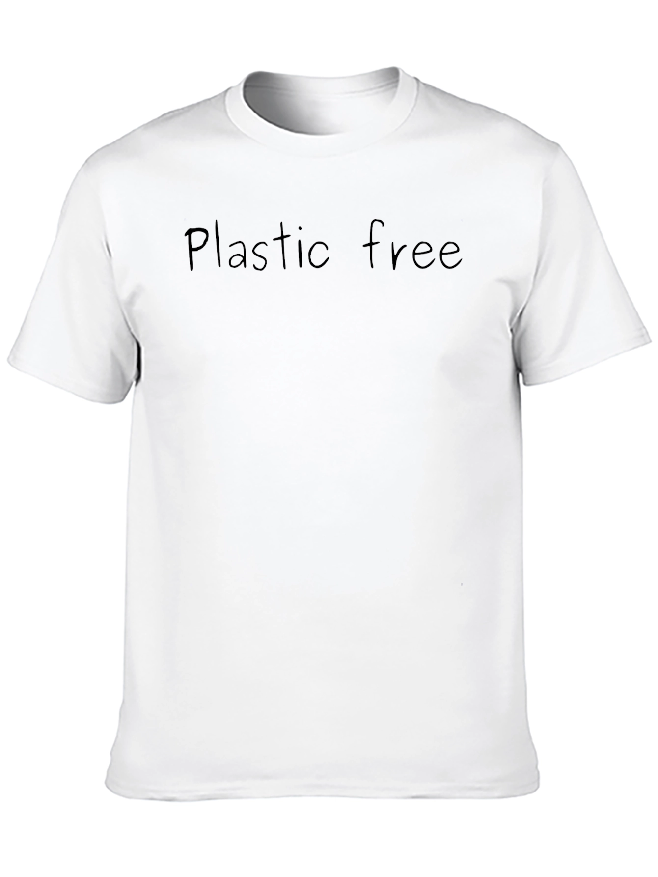 Plastic Free Black T-Shirt - Eco Friendly Fashion