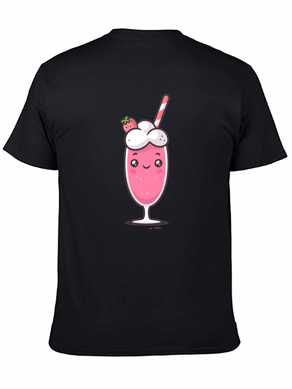 Cute Strawberry Milkshake Graphic Tee