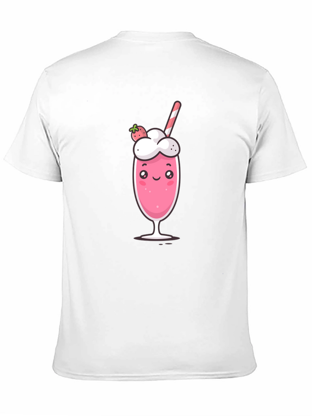 Cute Strawberry Milkshake Graphic Tee