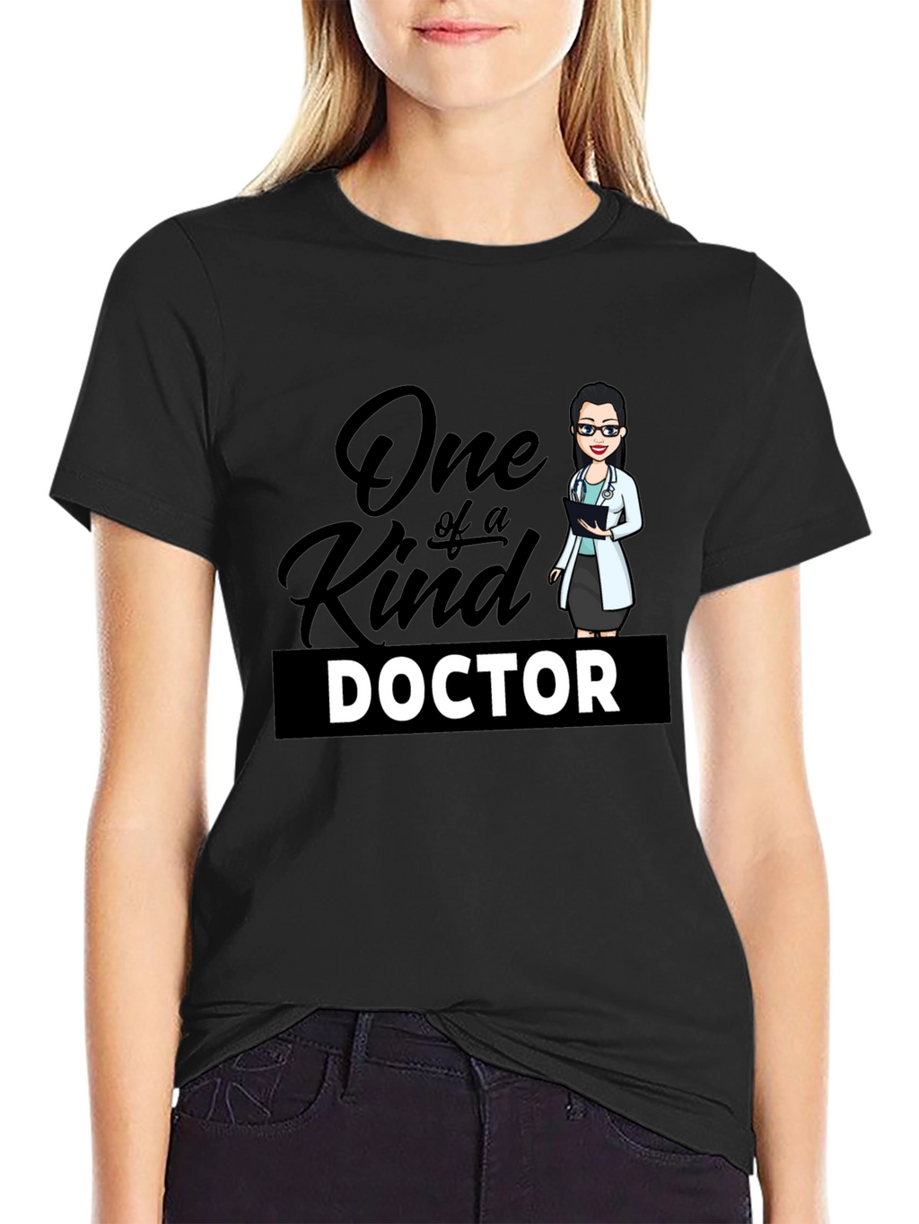 One of a Kind Doctor T-Shirt - Black
