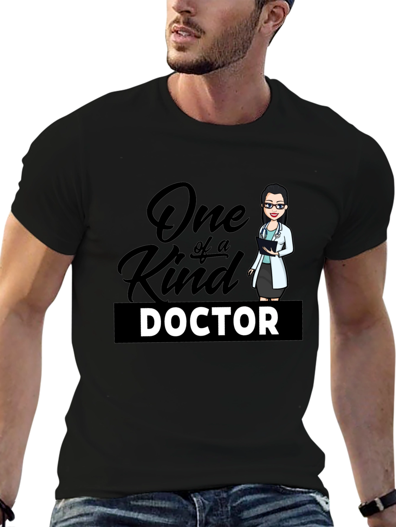 One of a Kind Doctor T-Shirt - Black