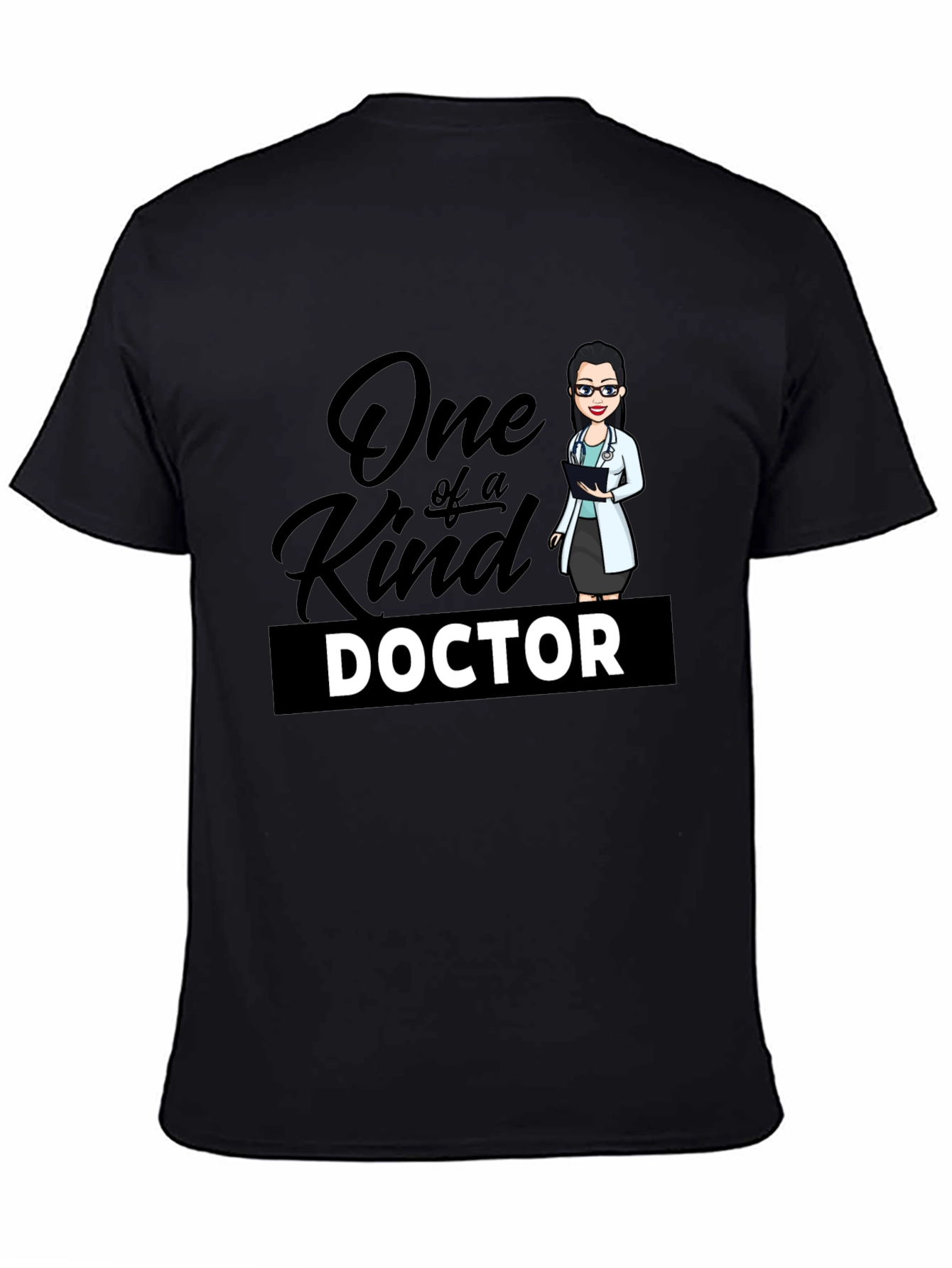 One of a Kind Doctor T-Shirt - Black