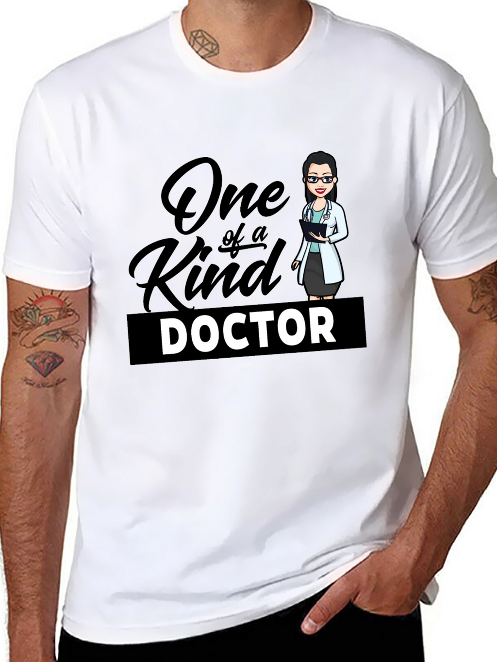 One of a Kind Doctor T-Shirt - Black