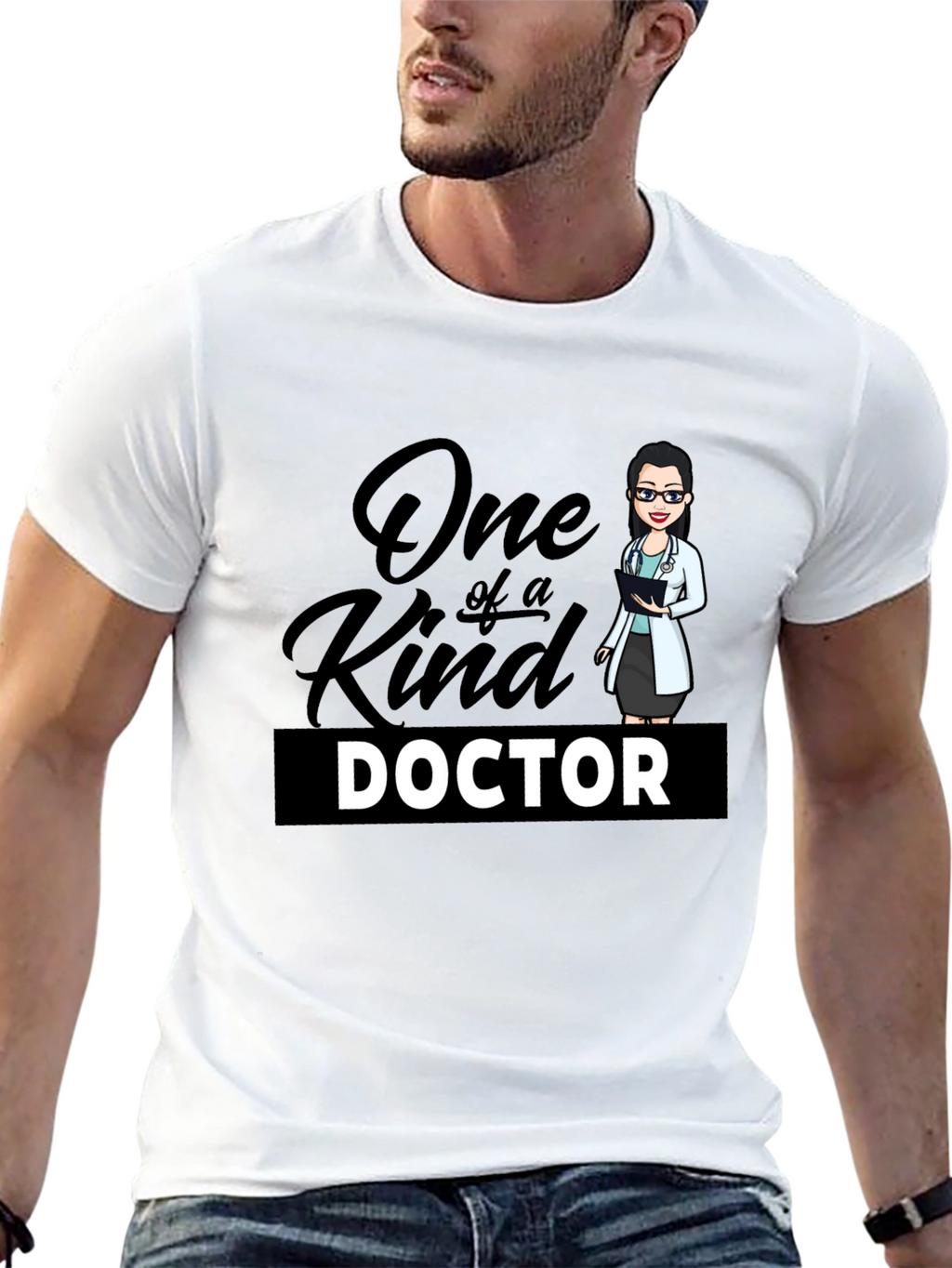 One of a Kind Doctor T-Shirt - Black