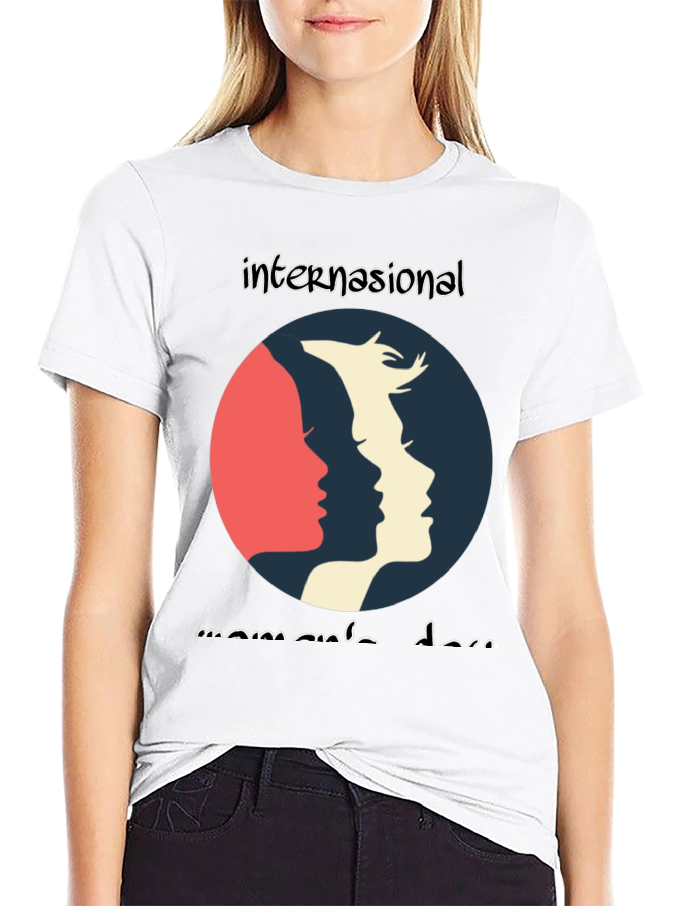 International Womens Day Graphic Tee - Black