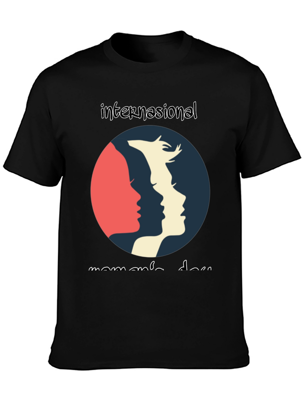 International Womens Day Graphic Tee - Black
