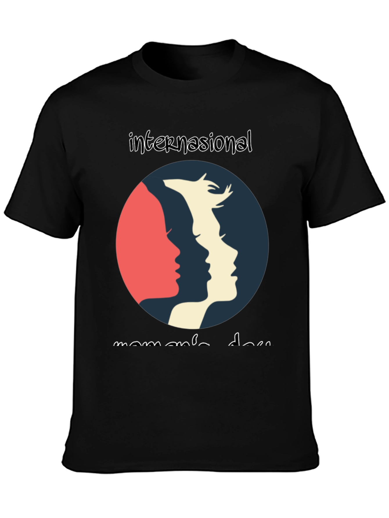 International Womens Day Graphic Tee - Black