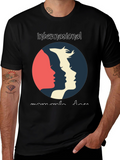 International Womens Day Graphic Tee - Black