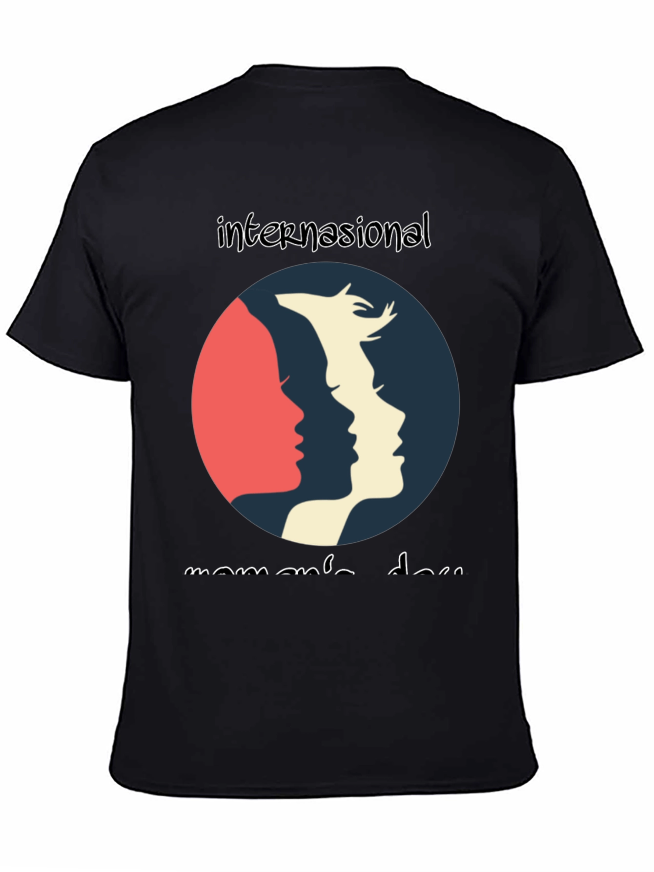 International Womens Day Graphic Tee - Black