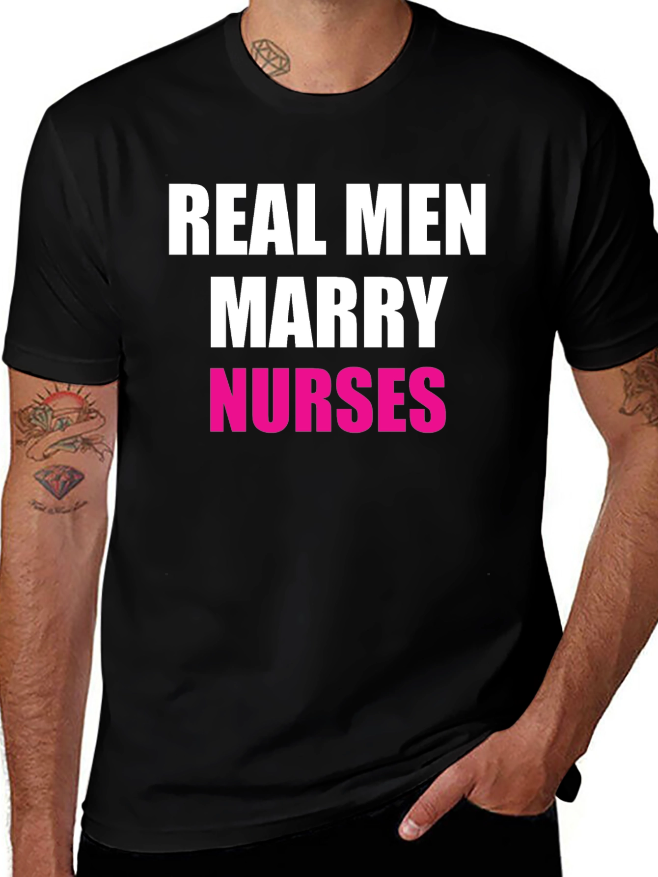 Real Men Marry Nurses Graphic Tee