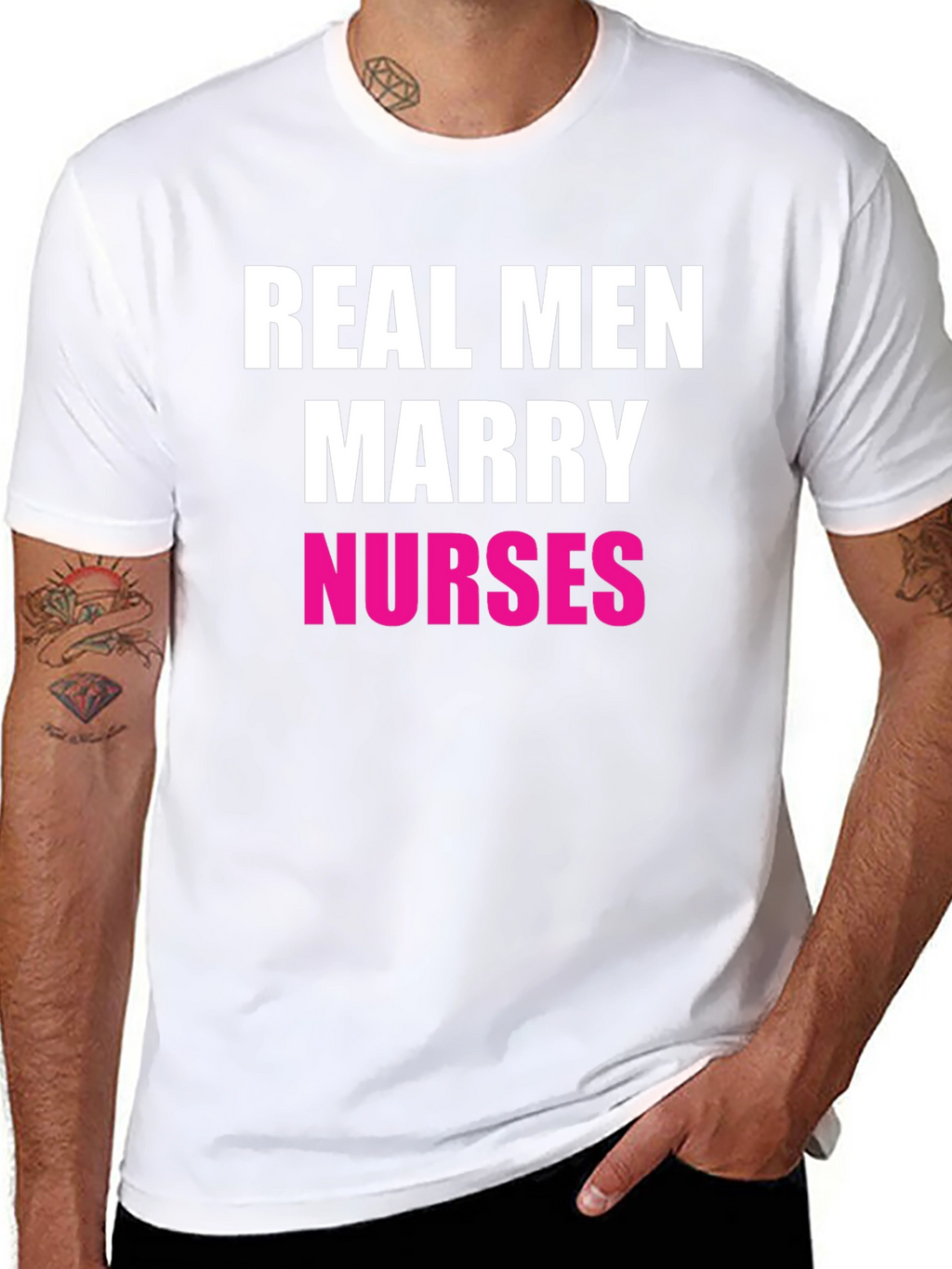 Real Men Marry Nurses Graphic Tee