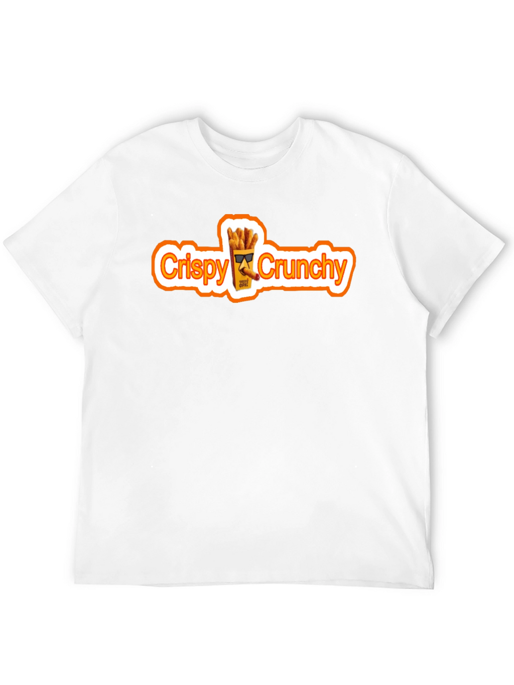 Crispy Crunchy Graphic T-Shirt - Trendy Streetwear