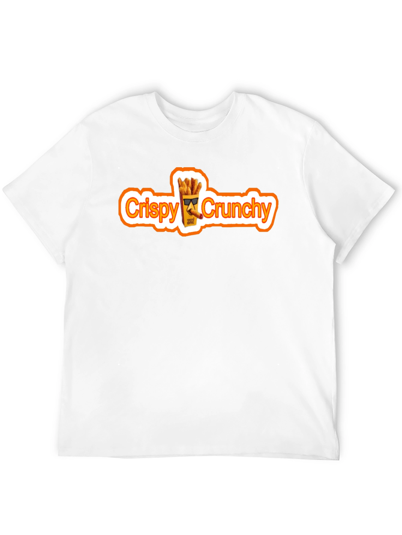 Crispy Crunchy Graphic T-Shirt - Trendy Streetwear
