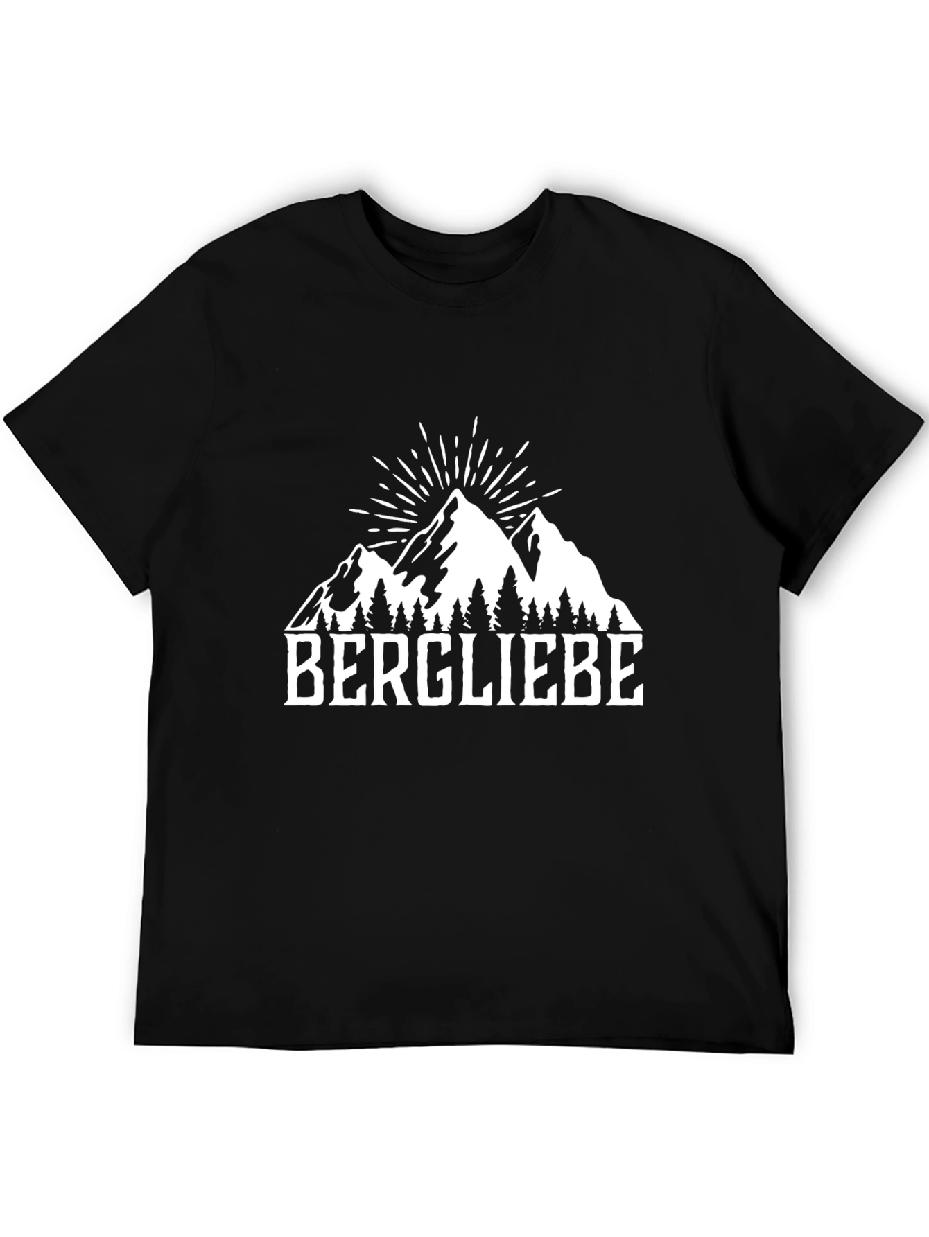 Bergliebe Mountain Graphic Tee - Black