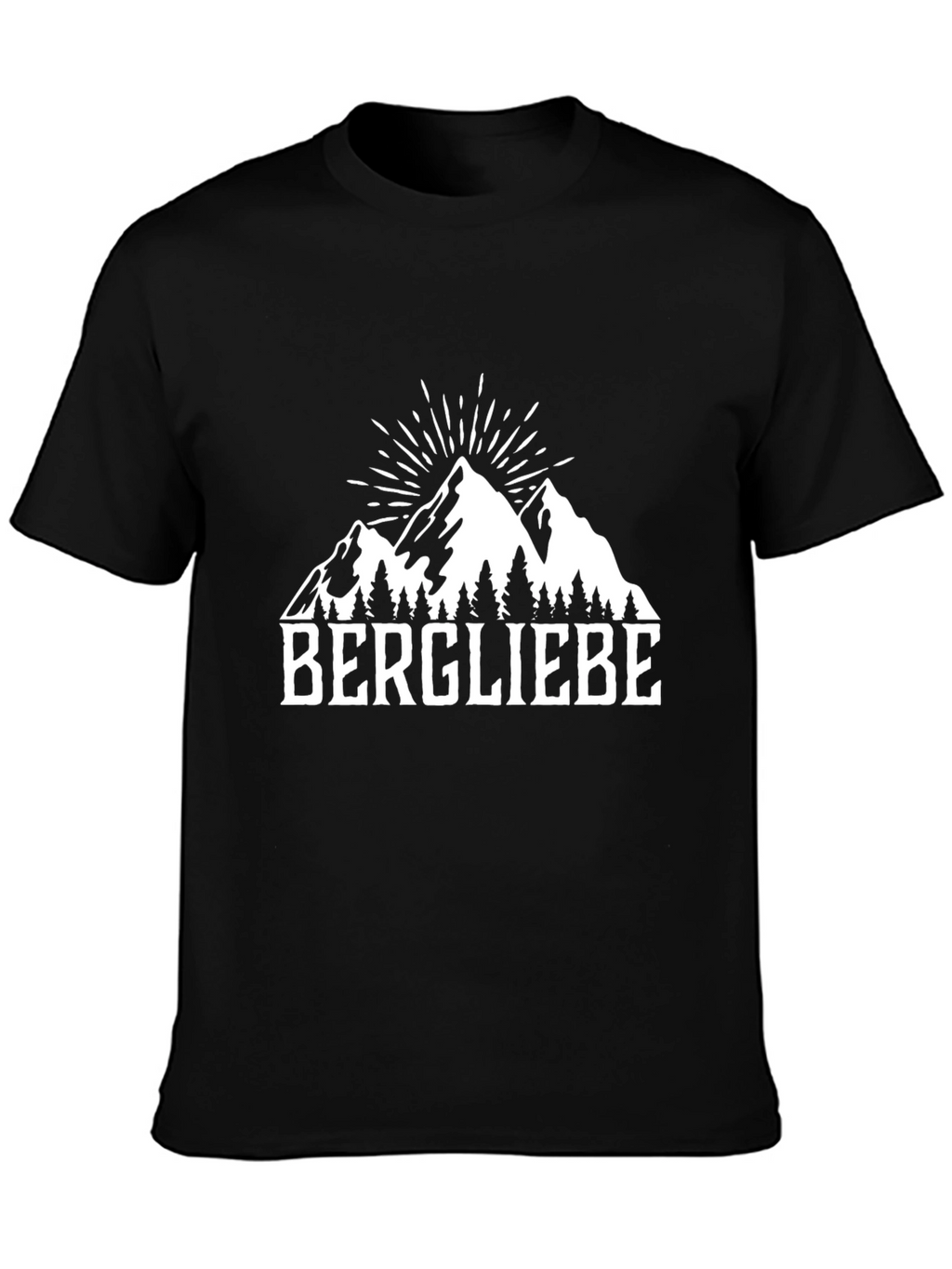 Bergliebe Mountain Graphic Tee - Black
