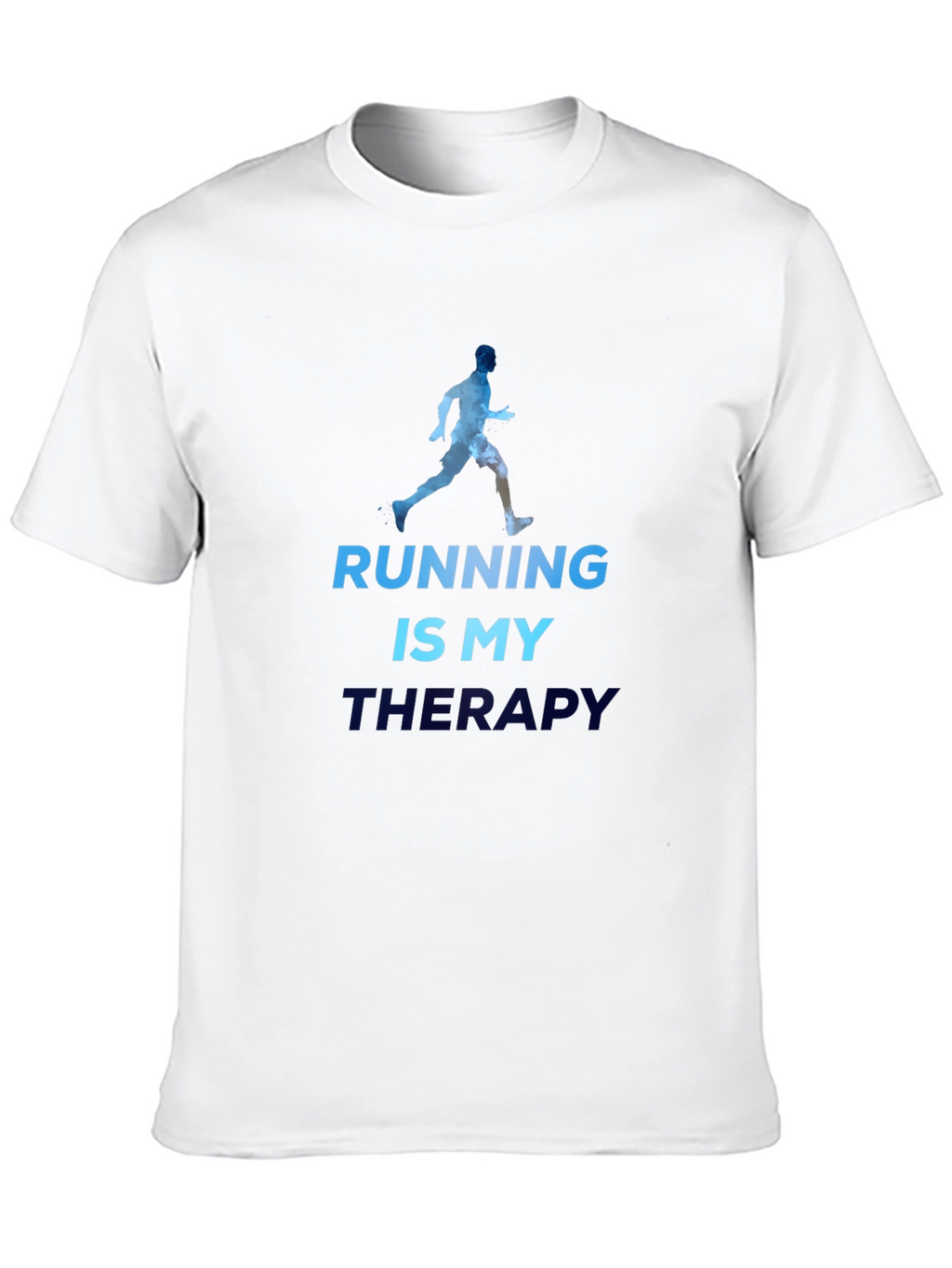Running is My Therapy Graphic Tee