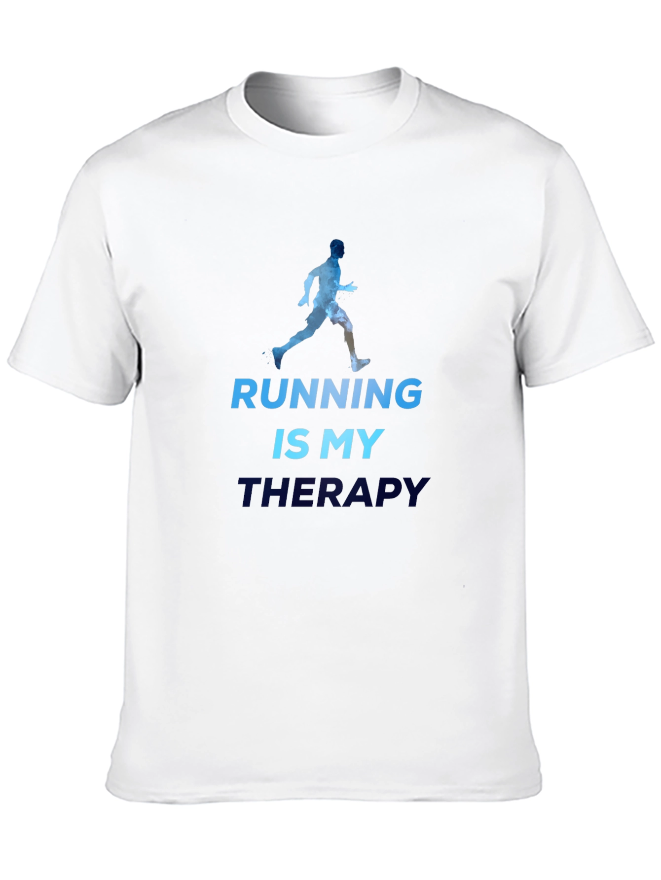 Running is My Therapy Graphic Tee