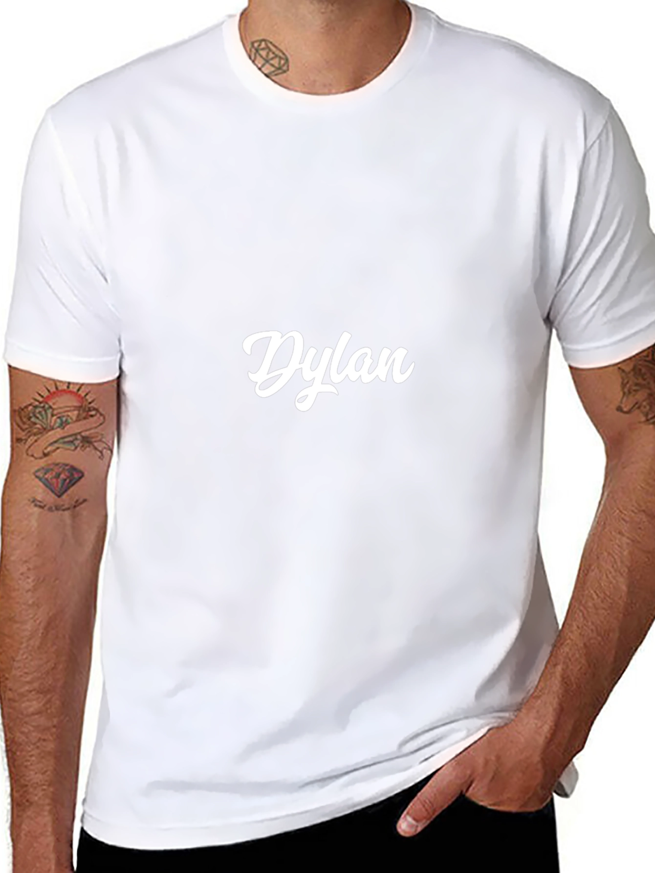 Personalized Dylan Black T-Shirt