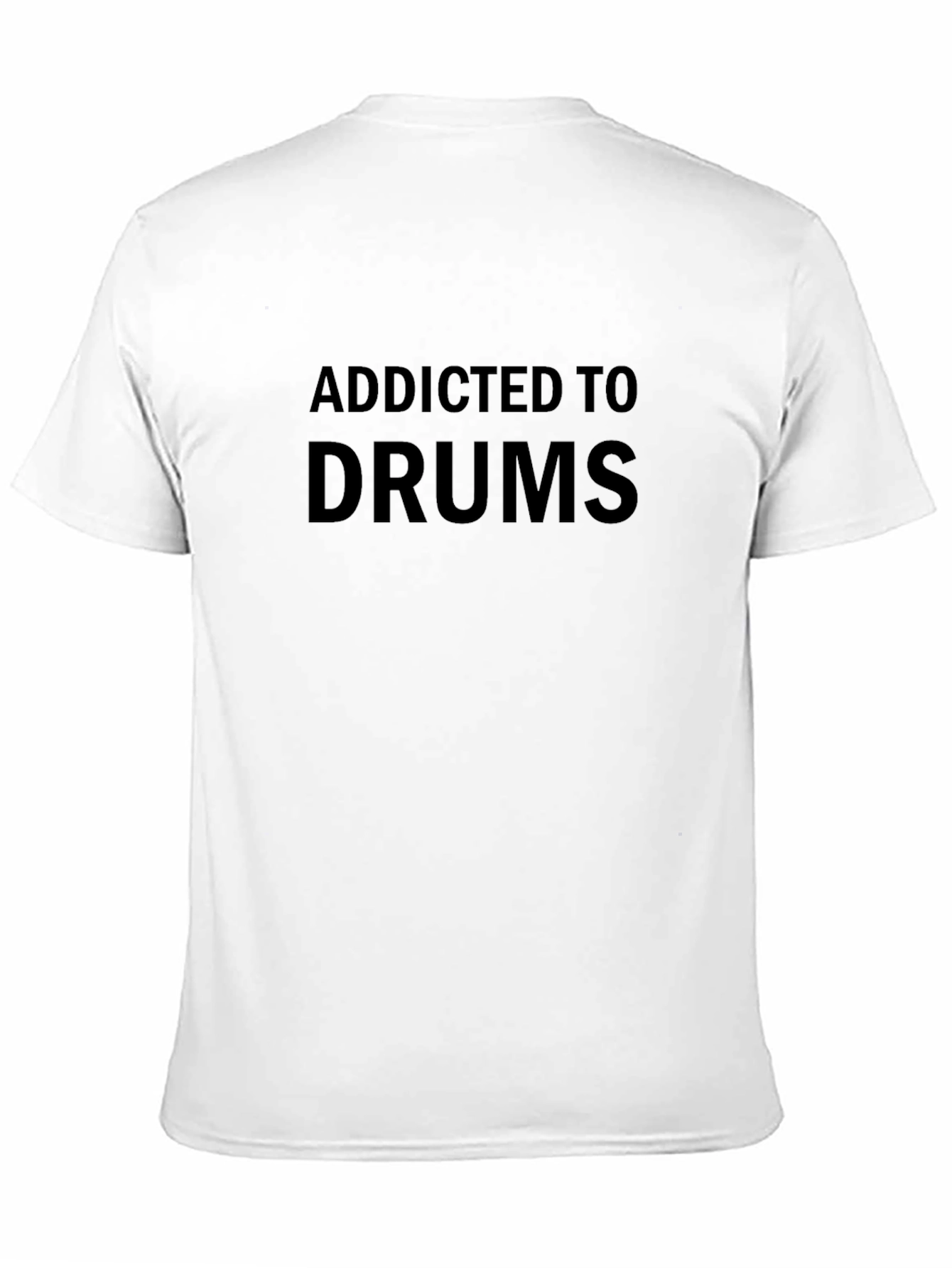 Addicted To Drums Black Graphic Tee