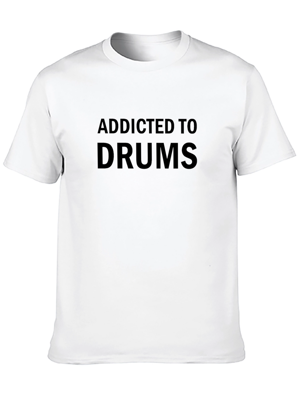 Addicted To Drums Black Graphic Tee