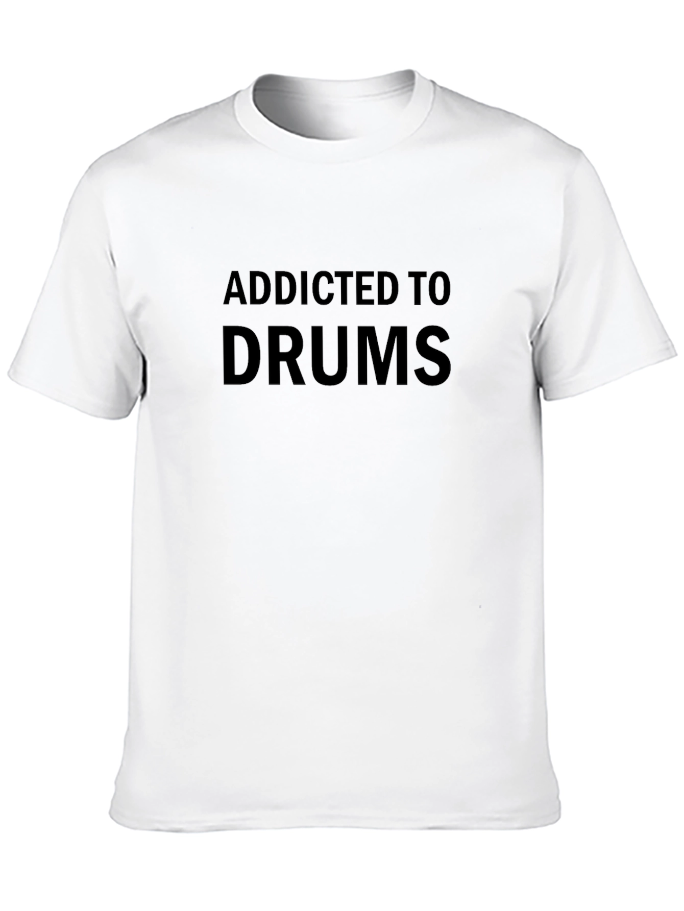 Addicted To Drums Black Graphic Tee