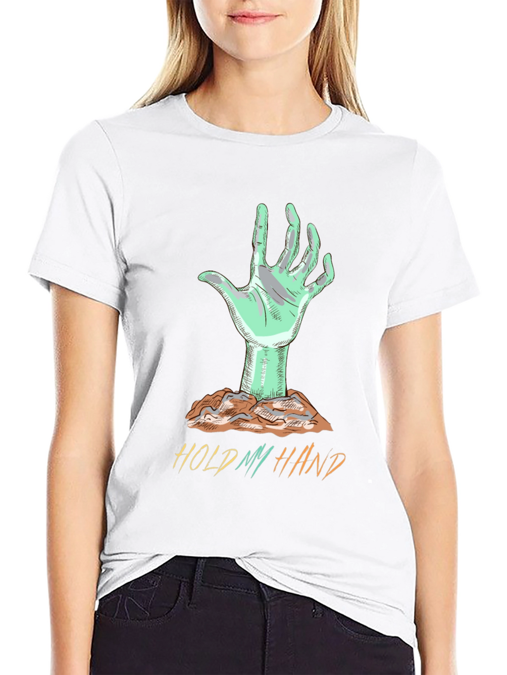 Zombie Hand Graphic T-Shirt