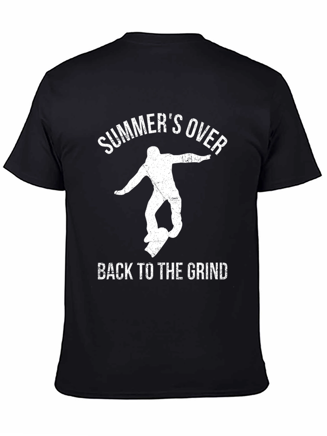 Summers Over Black Graphic T-Shirt