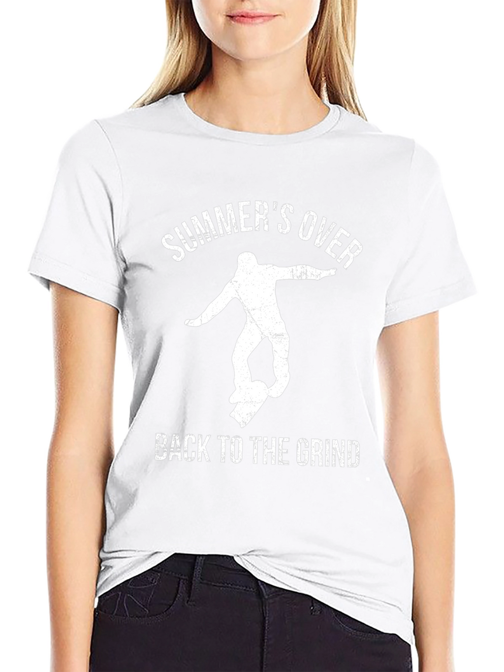 Summers Over Black Graphic T-Shirt