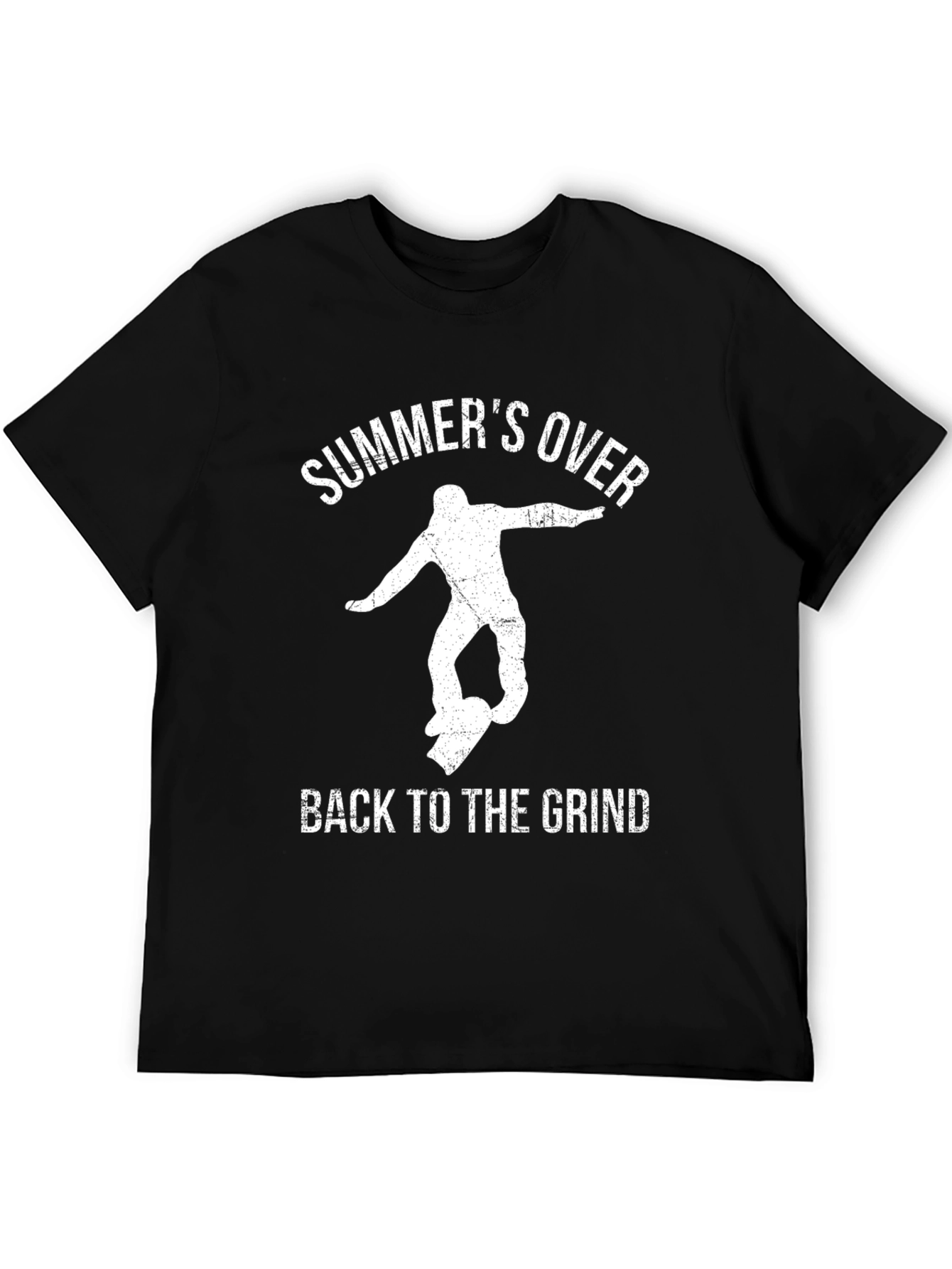 Summers Over Black Graphic T-Shirt