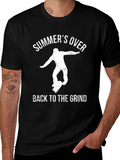 Summers Over Black Graphic T-Shirt